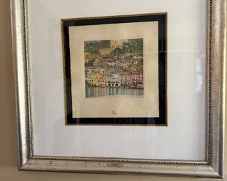 Klimt vintage decorative print 