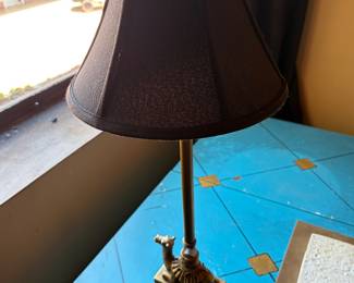 Pair of camel lamps