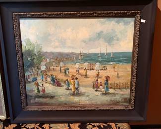 A lovely framed oil painting