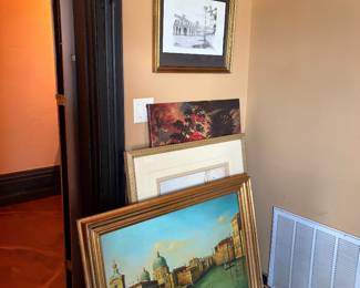 Framed artwork