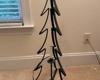 3ft Metal Christmas Tree Candle/Light