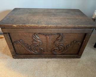 Antique Wood Chest