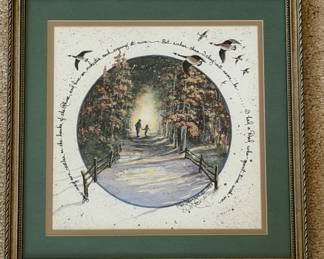 D Morgan Art Print Framed