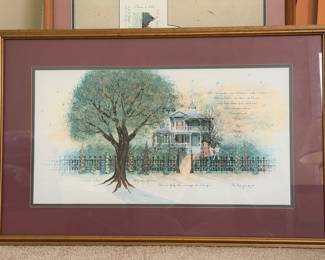Framed D Morgan Art Print