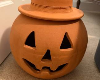 Clay Jack o’lantern 