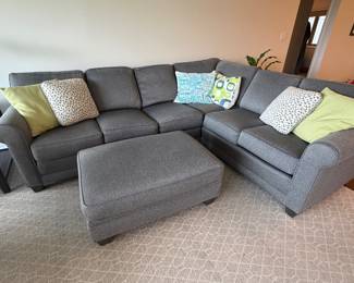 Smith Brothers gray sectional