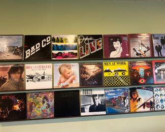 So great 70's & 80's record albums