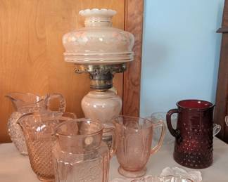 Pink glass