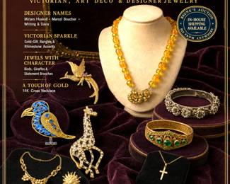 vintage jewelry, costume jewelry, designer jewelry, estate jewelry, collectible jewelry, vintage necklaces, statement necklaces, pendant necklaces, vintage brooches, bird brooches, rhinestone jewelry, gold-tone jewelry, silver-tone jewelry, jeweled bracelets, vintage bangles, religious jewelry, cross necklace, amber-colored beads, European silver, Norwegian silver, Scandinavian silver, sterling silver, .830 silver, silver hollowware, silver tableware, silver serving pieces, silver candlesticks, silver trumpet vase, Wolf & Knell silver, Kyllingstad Kleppe, Swedish souvenir spoons, engraved silver, repoussé silver, antique silver, cut glass, etched glass, crystal vase, uranium glass, glowing glass, decorative glassware