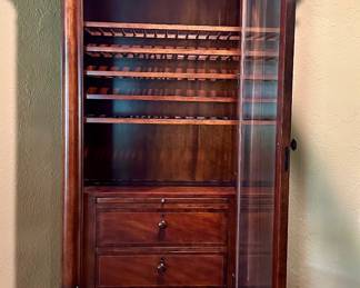 Thomasville Fredericksburg Solid Wine Cabinet Armoire