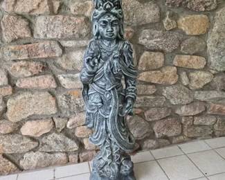 Guan Yin Concrete Garden Statue