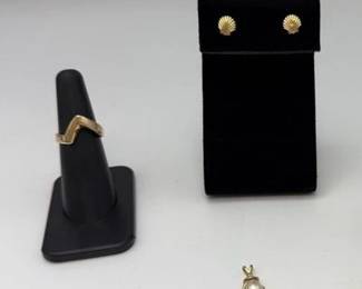 14k Ring and Pendant