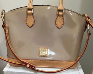 Dooney & Bourke Patent Satchel $50