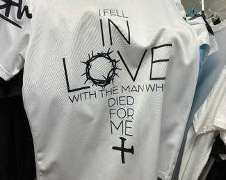 Collection of Christian Shirts Mostly size Medium