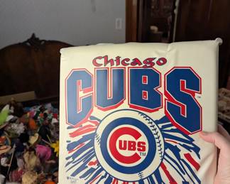 Vintage Cubs seat cushion