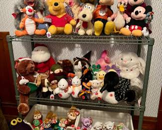 Plush toys and beanie babies