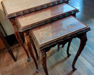 Vintage nesting tables
