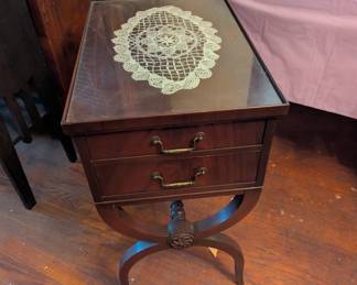 Mahogany side table