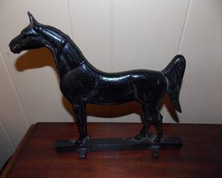 "King Genius" Wrought Iron Horse Doorstop 