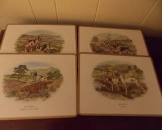 4 Sporting Dogs placemats