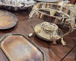Silver-plate and other metal