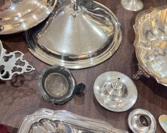 Silver-plate and other metal