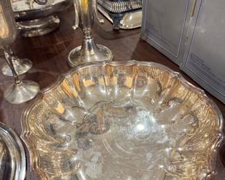 Silver-plate and other metal