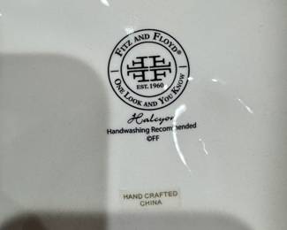 Fitz and Floyd Flower Plates