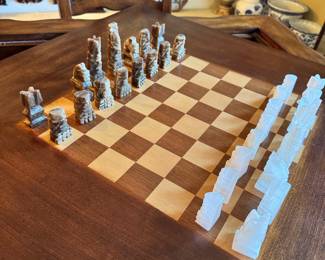 Game Table with Chess board top