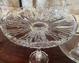 Crystal Cake Plate