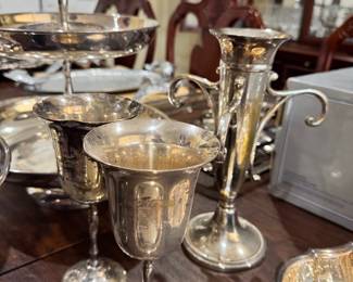 Silver-plate and other metal