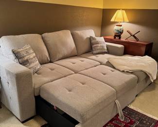 Storage Convertible Sofa