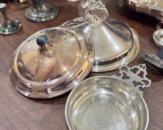 Silver-plate and other metal