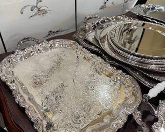 Silver-plate and other metal