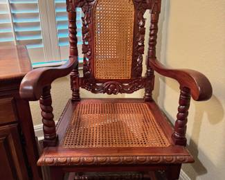 Carved Wooden Chair