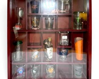 Shot Glass Shadow Box Display
