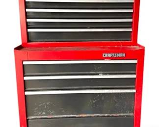 Craftsman Red Metal Tool Chest  Tools