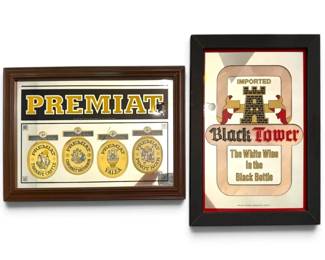 Black Tower  Premiat Mirror Advertisement Signs
