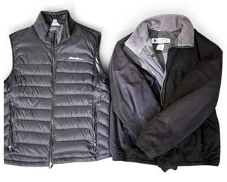 Mens Columbia Jacket  Eddie Bauer Vest