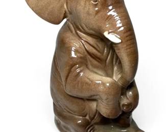 Ceramic Elephant Statue