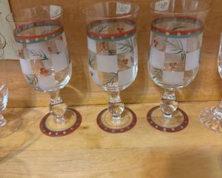 McKenzie Childs goblets