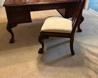 The items on the desk are gone and I forgot to get a new picture of the desk this week.  Sorry. 