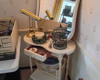 Nice old nightstand and mirror