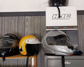 Old helmets