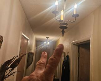 Every single light fixture hanging, switch plate and outlet covers and window treatment is available for purchase even the front door
