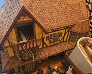 Our client used to like building and stocking doll houses there are several here