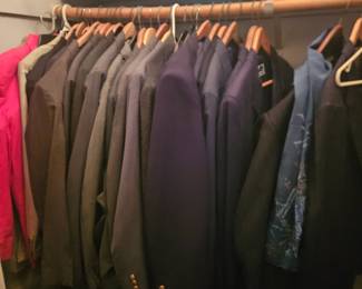 Men's suit jackets  ( $10 each) full suits ($15 each)
