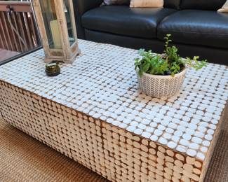 Wood coffee table 