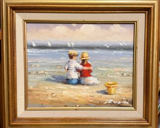 Art Children at the Beach 1/3