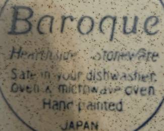 Baroque Japan Pottery